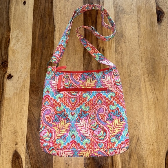 Vera Bradley Floral Print Adjustable Strap Crossbody Bag - Picture 2 of 12